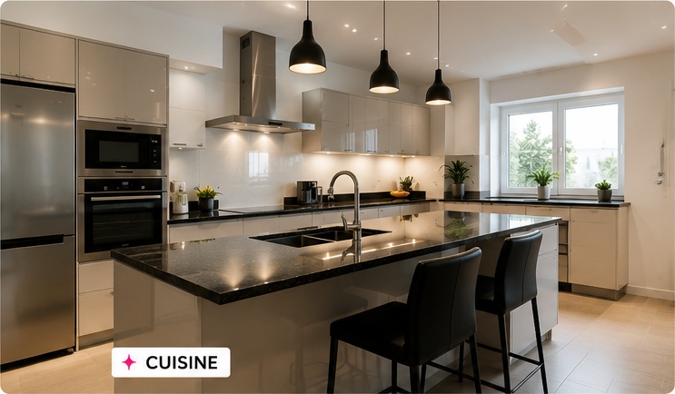 Cuisine propre et saine